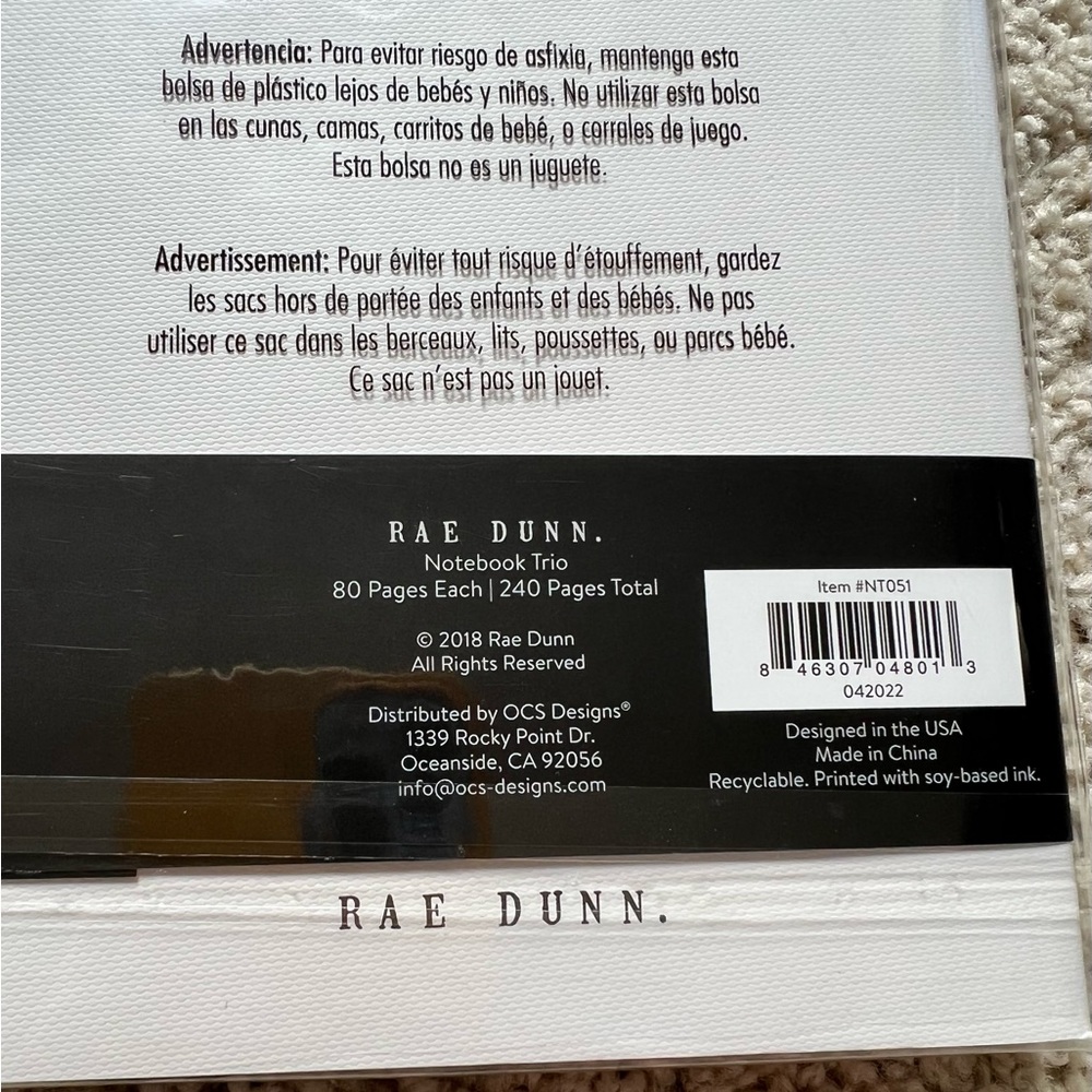 Rae Dunn notebooks - Picture 3 of 3
